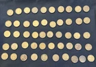 1938-S Lincoln Cent Roll of 50 Average Circulated coins with some better grade