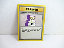 Pokémon TCG Impostor Professor Oak Shadowless Rare Trainer 73/102 Base Set on eBay