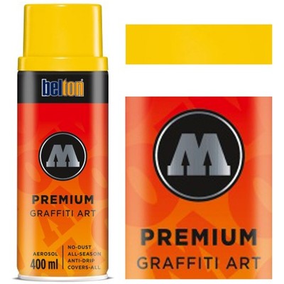 MOLOTOW BELTON PREMIUM FARBE LACKSPRAY SPRÜHDOSE 400ml 327 165 SIGNALGELB