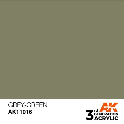 AK Interactive 3rd Gen Acrylic AK11016 Grey Green 17ml