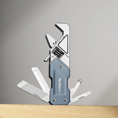 NexTool 6-in-1 Adjustable Wrench EDC Multitool Pocket Tool w/ Screwdriver & Knif