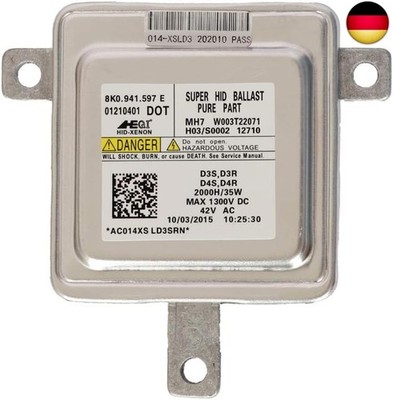D3S D3R D4S D4R Xenon Ballast 8K0941597E W003T22071 HID Vorschaltgerät 