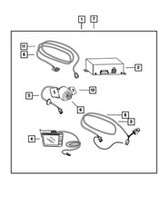 Genuine Mopar Back Up Camera Kit 82210145AC
