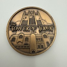 Walt Disney World MGM Studios Tower of Terror Spring 1989 Opening Bronze Coin