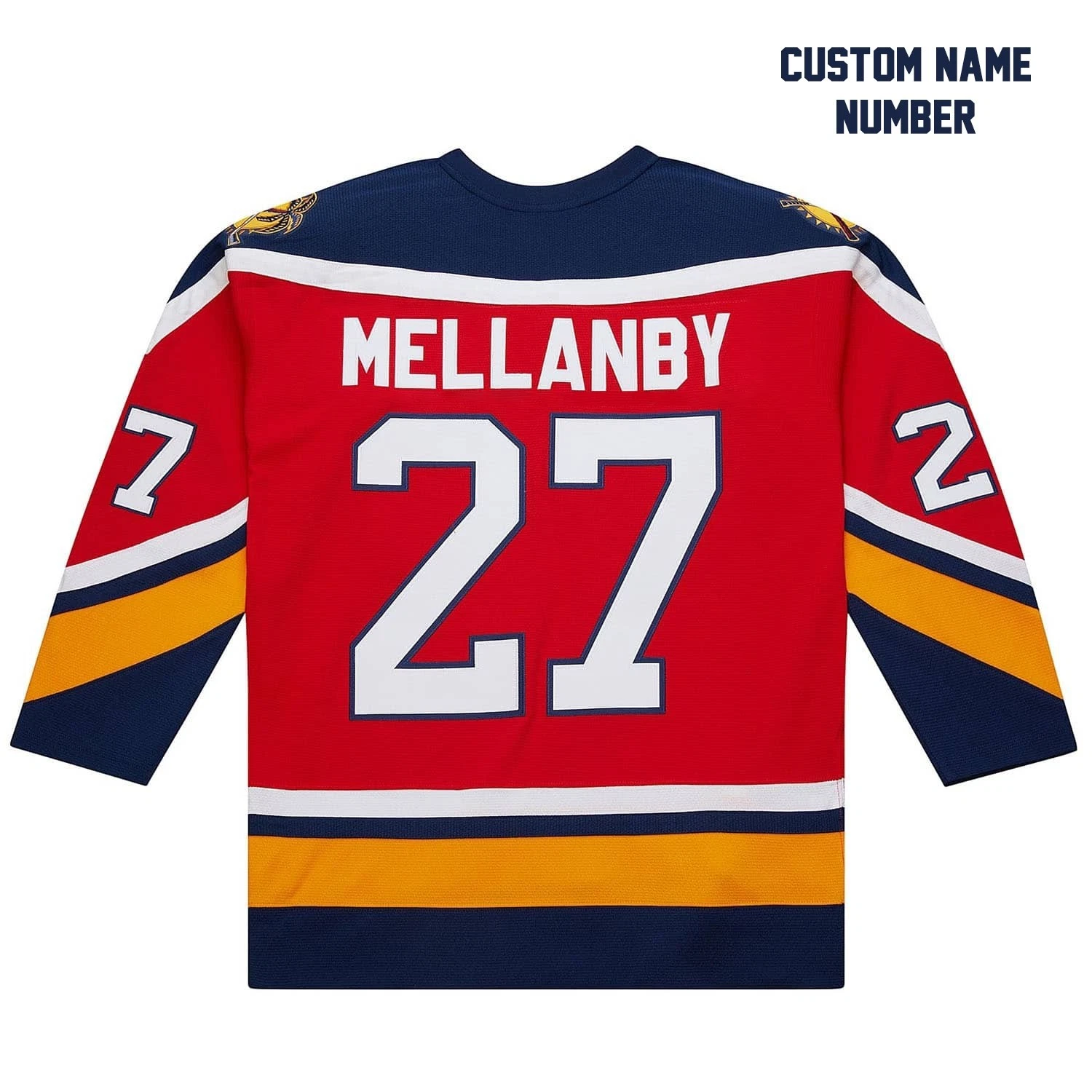 Personalized Red Leaping Florida Panther Hockey Shirt 1995/96 Gift For Fans