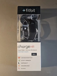Fitbit ChargeHR Fréquence cardiaque & Fitness Activité Tracker Bracelet Petit Noir