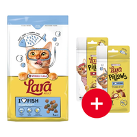 VERSELE-LAGA Lara Adult Salmon Trockenfutter Lachs Katzen 7Kg+2Snacks