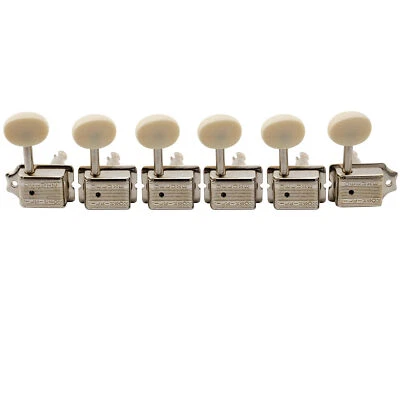 Wilkinson White Button Vintage Deluxe Guitar Split 6 Inline Machine Tuning Pegs