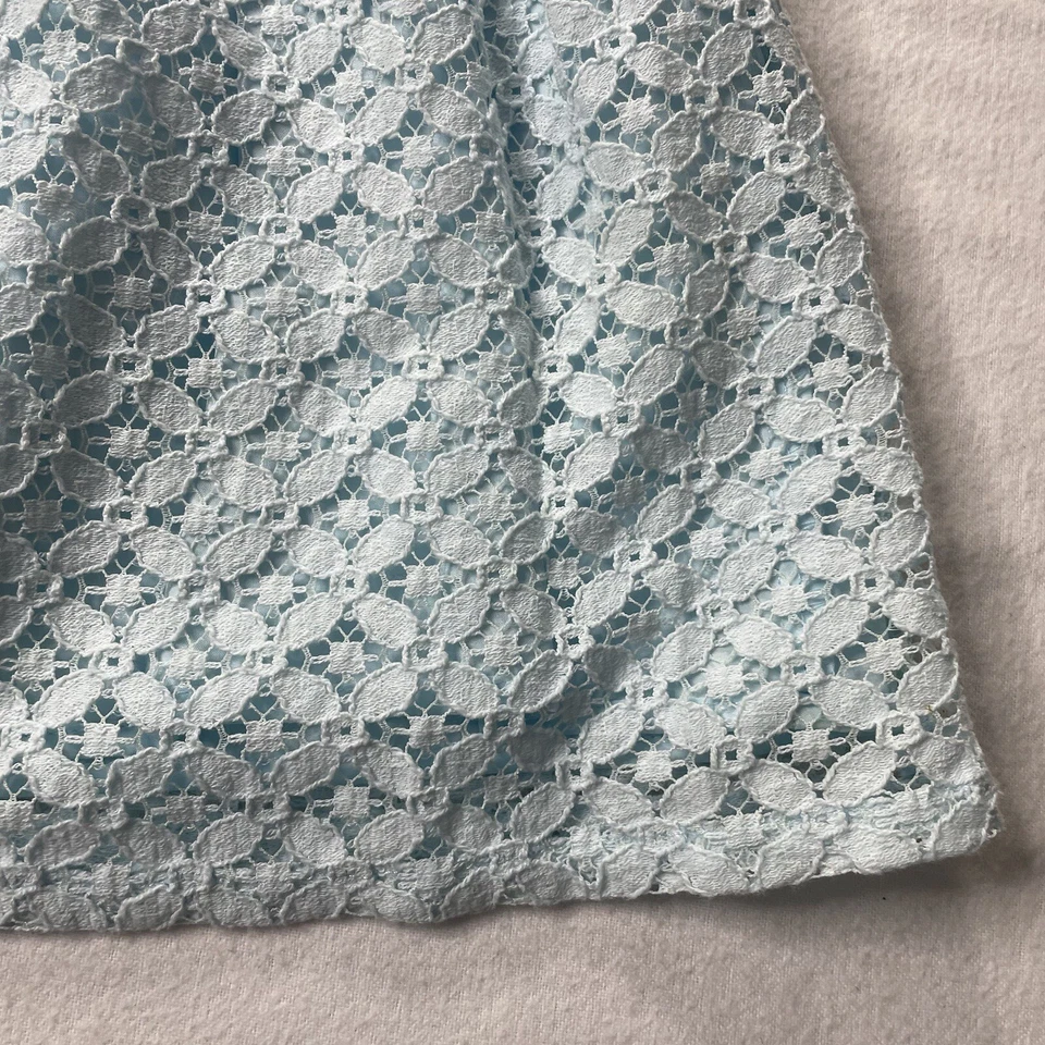 Vestido Carters Niñas Azul Pálido Hielo Encaje y Cinta Sin Mangas Talla 4 Nuevo con Etiquetas Foto 3 de 4