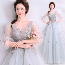 Noble Evening Formal Party Ball Gown Prom Bridesmaid Embroidered Dress TSJY1628