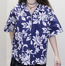 Vintage 90s Hawaiian Shirt By MD Made in Hawaii