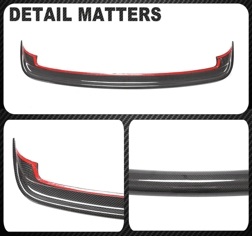 Carbon Heckspoiler Ansatz Passt für Audi TT 8N Spoiler Heckflügel Dachspoiler V6 - Bild 17 von 17