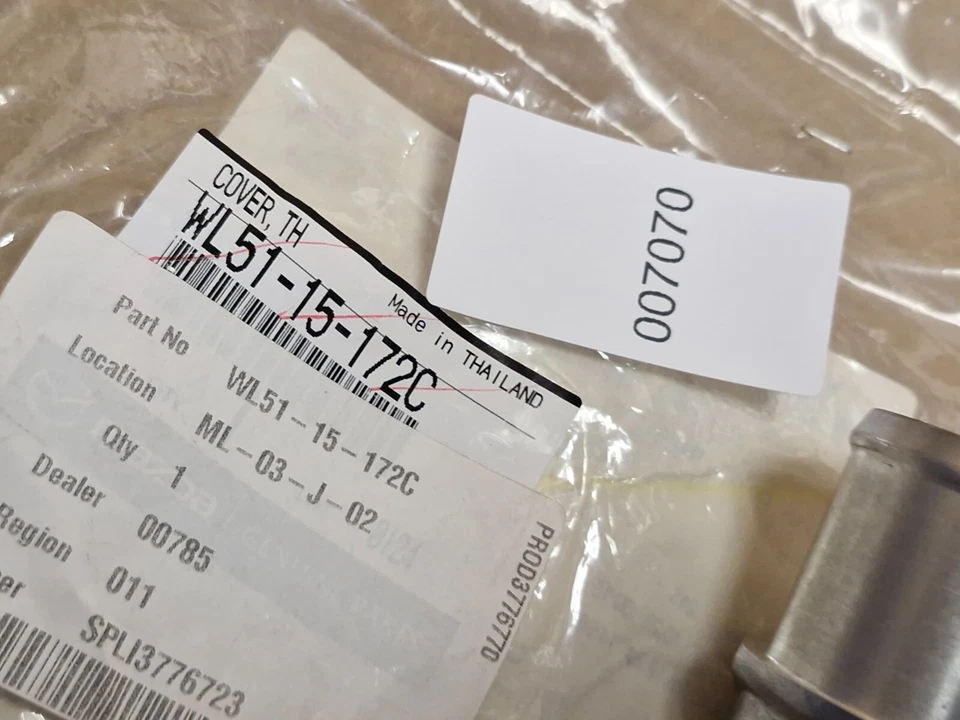 Mazda BT50 WLC Thermostat Cover Diesel 2008 WL5115172C Genuine NEW OEM - Image 4 of 4