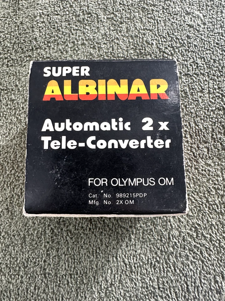 Super Albinar Automatic 2X Tele-Converter For Olympus OM Mount SLR Film Camera. - Image 2 of 4