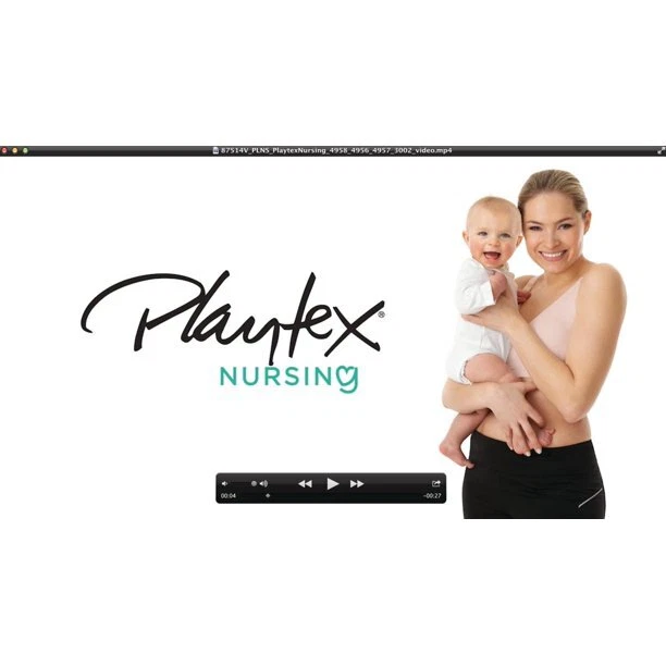 Playtex® Shaping Foam Wirefree Nursing Bra with Lace US3002 - Image 4 of 4