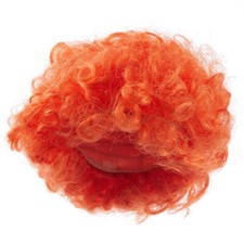 Bulk Buy of 3 Antina's Orange Curly 6" Doll Wigs