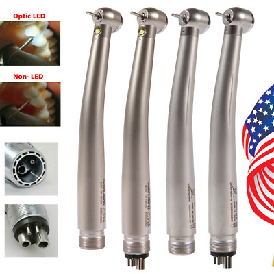1-10 NSK Style Dental Fiber Optic LED E-generator/ High Speed Handpiece 2/4HOLES