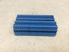 Entrelec ABB M 4/6 Blue Wire Terminal Block M4/6 Lot of 50 (TSC)