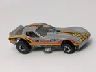 Vintage 1977 Hot Wheels Silver Mongoose Corvette Vetty Funny Car Dragster HK