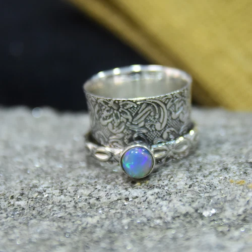 Moonstone 925 Sterling Silver Gemstone Mothers Day Gift  Ring All Size VV-6