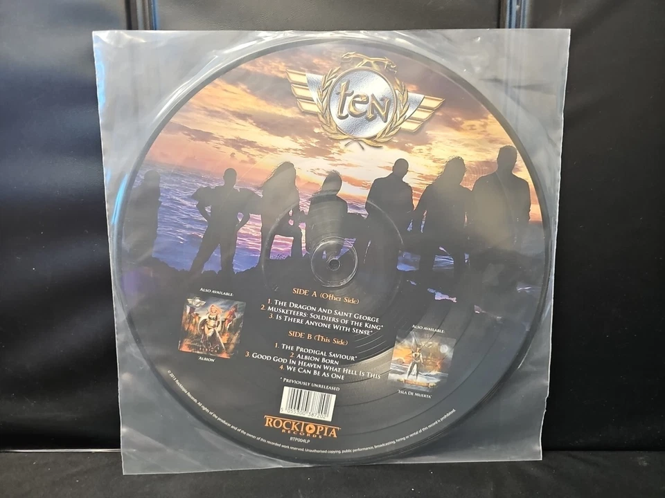 Dragon & Saint George (Picture Disc) by TEN UK IMPORT NEW VINYL LP RECORD 2015  - Image 2 of 2