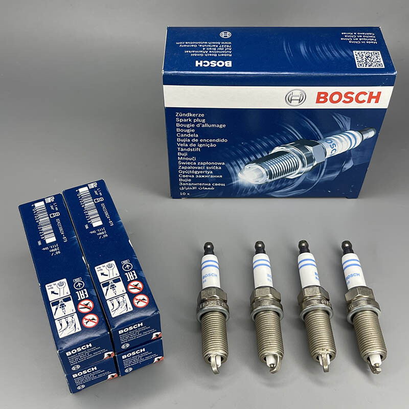 For Toyota Yaris RAV4 Pontiac Vibe Nissan D21 Mazda BOSCH Nickel Spark Plug 4PCS