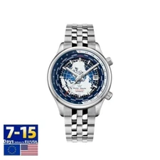 High Quality World Time Luminous Automatic Mechanical Sapphire Glass Men's Watch