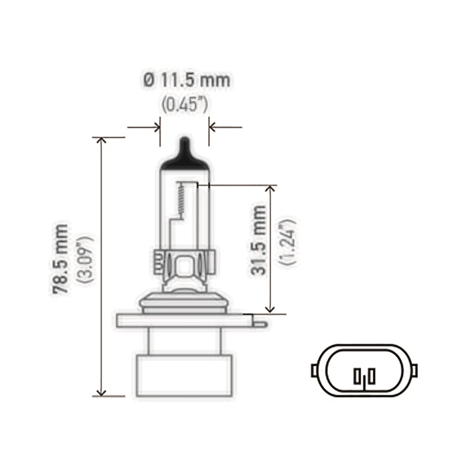 Hella Low Beam Headlight Bulb 2x for 1999 till 2004 Jeep Grand Cherokee - Image 2 of 4