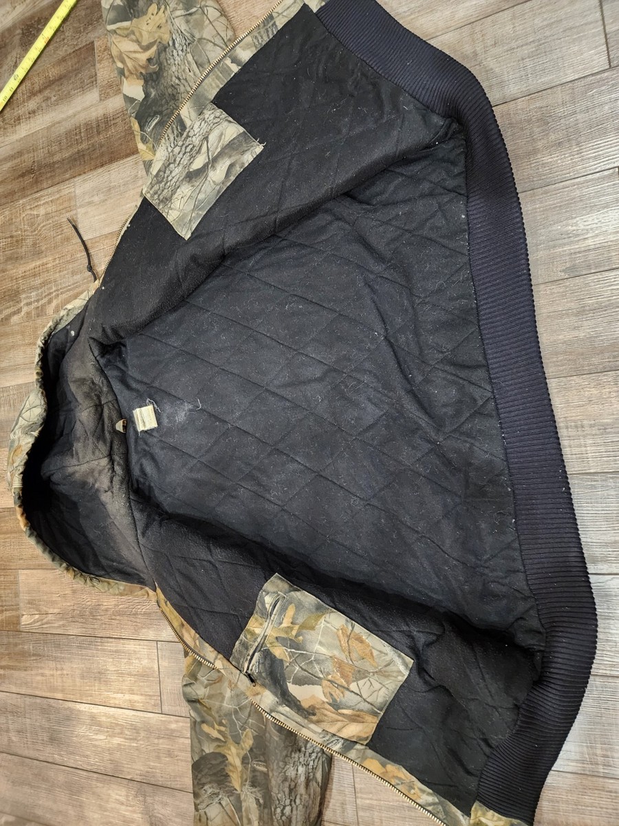 Carhartt Active Hunting Jacket Quilt Lined Mens 2XL XXL J143 CMO