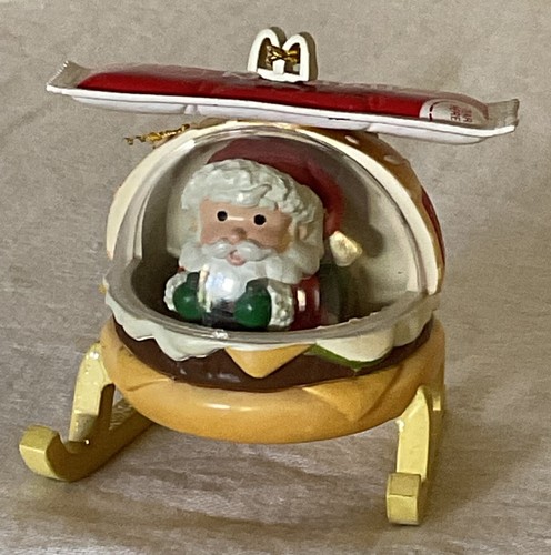 McDonalds Christmas Fly-By 1994 & Above the Crowd 1995 Christmas Ornaments-PAIR - Picture 11 of 14