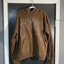 Revenge Embroidered White Outline Authentic Arch Hoodie Size XL