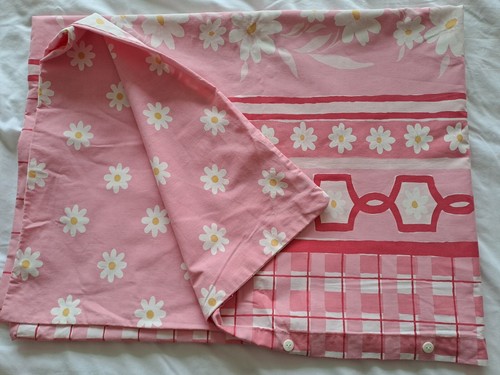 Vintage Single Bed Bedding set Duvet Set With Matching Curtains Reversible - Picture 4 of 24