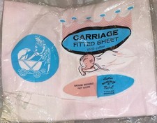 Rosebud Product Baby Fitted Sheet-100 Cotton Carriage Stroller Pram Sheet New