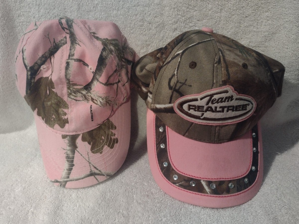 Gorra Realtree Pink Camo Hat Lot Of Realtree Pink Camouflage Girls