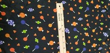 Halloween candies quilting fabric cotton 19"x 25"