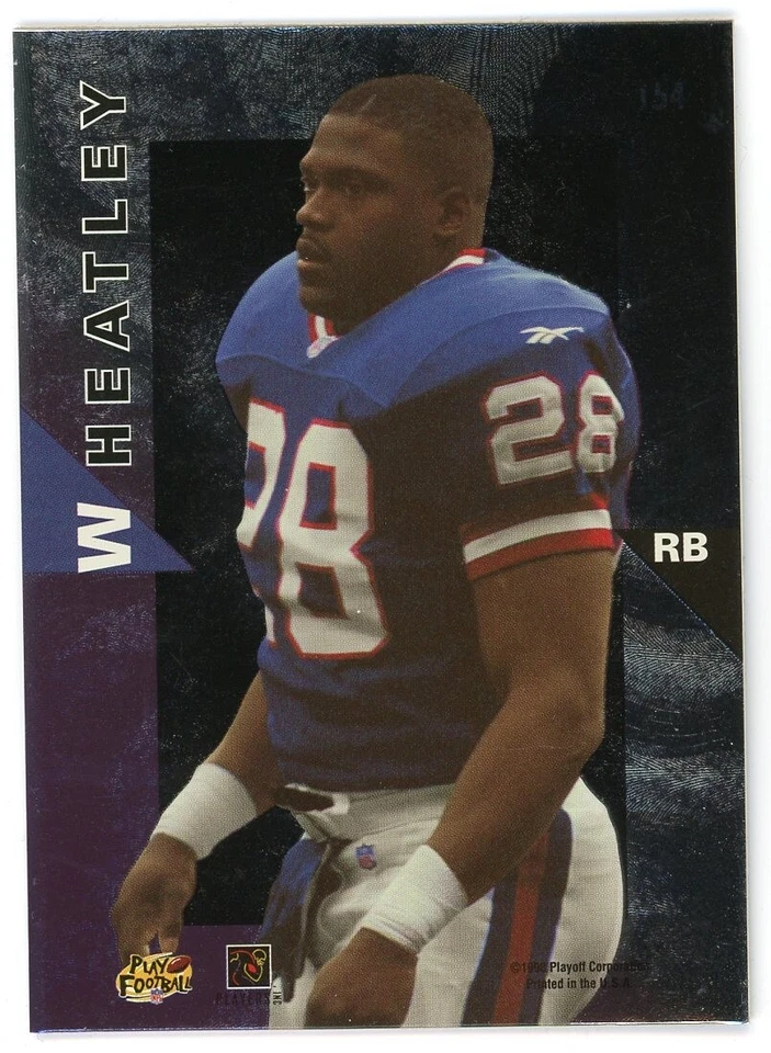 1998 Playoff Momentum SSD Tyrone Wheatley  #154 - Image 2 of 2