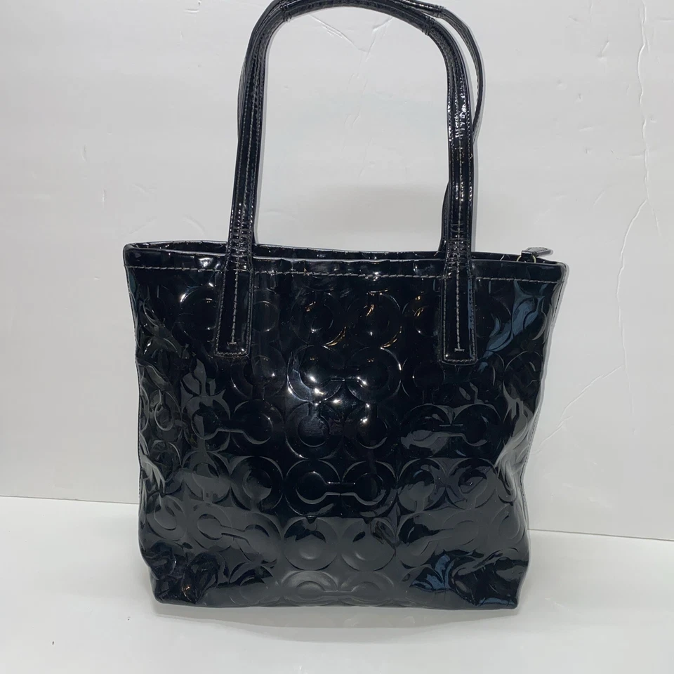 Bolso Coach Peyton negro en relieve Foto 2 de 4