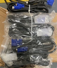 Link Depot SVGA/VGA Monitor Male to Male Extension Cable, 6ft - (Blue)