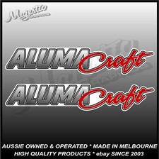 ALUMACRAFT - 450mm X 80mm X 2 - PAIR - BOAT DECALS