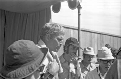 Charlton Heston filming of his movie ''Antony and Cleopatra'' 1971 OLD PHOTO 2