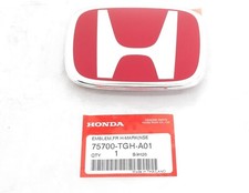 Honda Genuine Civic X Type R Front Emblem Badge Red Fk8 75700-tgh-a01 Oem