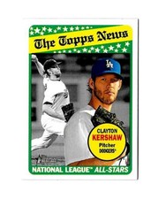 Clayton Kershaw 2018 Topps Heritage #256 Topps News National League All Stars