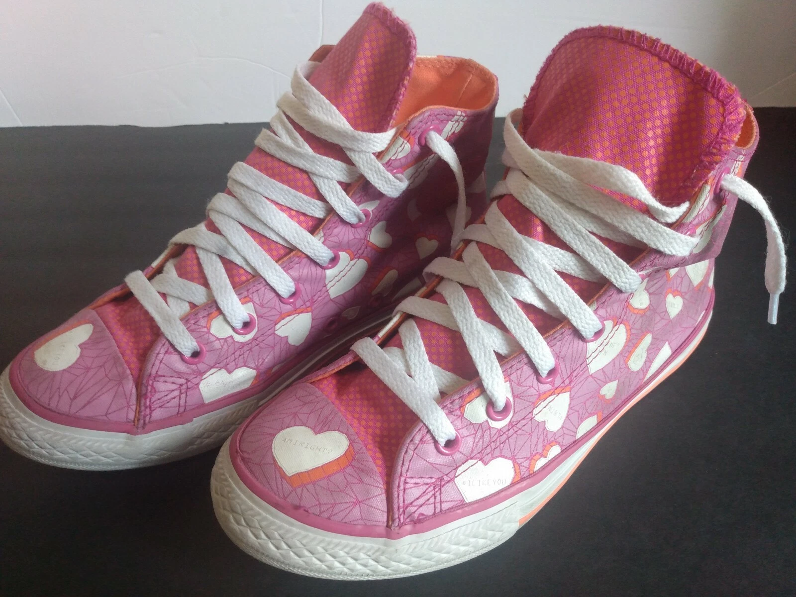 Scarpe The Chuck Taylor All Star Converse 656022F magenta glow mango selvaggio bianco