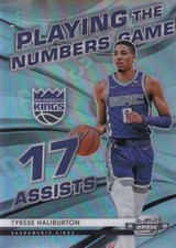 2021-22 Panini Contenders Optic Playing the Numbers Game #24 Tyrese Haliburton