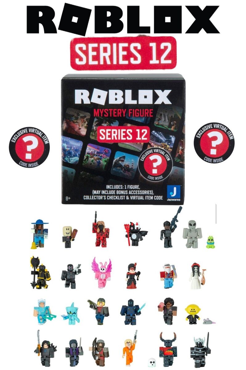 Roblox Series 12 Mystery Pack 1 RANDOM Figure Virtual Item Code Jazwares -  ToyWiz