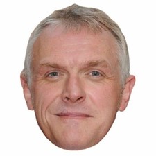 Greg Davies Celebrity Mask, Flat Card Face, Fancy Dress Mask