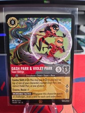 Disney Lorcana Dash Parr Violet Parr - Super Siblings 133 Legendary