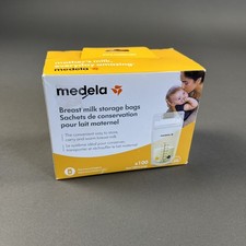 Medela 68062 Breast Milk Storage Bag - 100 Count Bags - 6oz/180ml - New Sealed