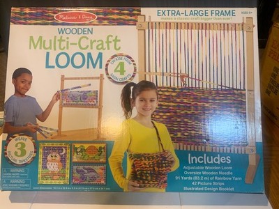 Melissa & Doug Multi-Craft Weaving Loom #9381 Childs Kids Learning Toy - New