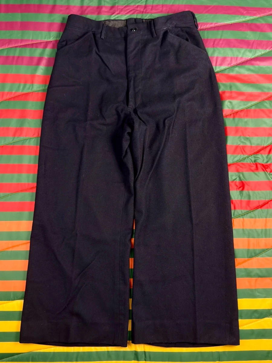 極太◎ 50s~ Vintage wide wool slacks 極太 50s~ Vintage wide wool slacks Wool Pants Vintage ''